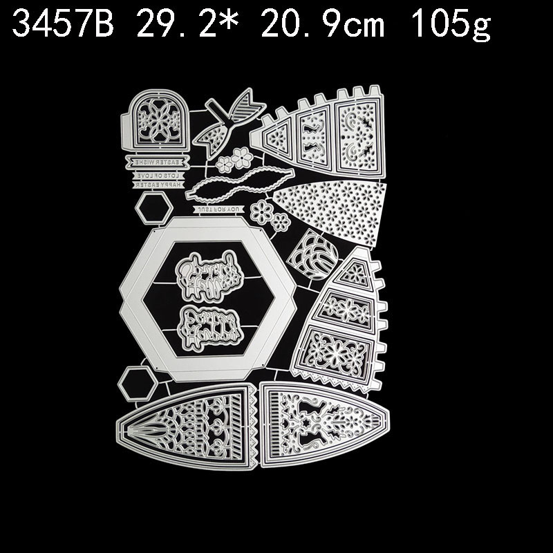 Heart Box Beehive DIY Șabloane de tăiere pentru scrapbooking - Oțel carbon, Etching Dies, Instrument metalic pentru handmade, Decor pentru casă