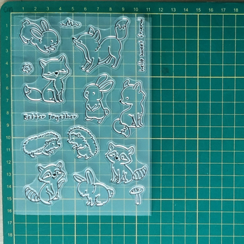 3853 Διαφανής σιλικόνη σφραγίδα και μεταλλική φόρμα μαχαιριού από χάλυβα άνθρακα, γεωμετρικός σχεδιασμός με μοτίβο τοπίων λουλουδιών, χάραξη με παραμετροποίηση για οικιακή διακόσμηση