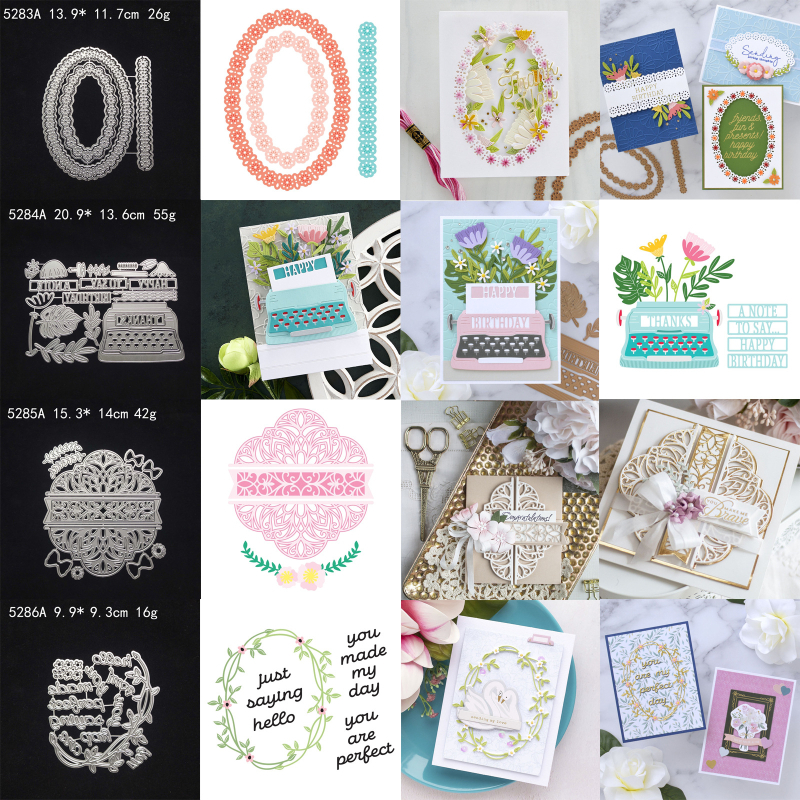 Ștanțe de tăiere și de embosare pentru scrapbooking | Oțel carbon, Gravare, Stil modern minimalist, Metal