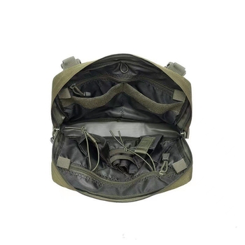 Мъжка тактическа гръдна чанта Bamiro, Oxford плат, монохромен дизайн, подплата от дебел нейлон, мултифункционална чанта за гърдите