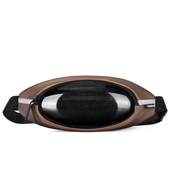 Мъжка чанта за гърдите – PU, водоустойчива, ултралека, антикрадба, отразяващи детайли за нощна безопасност