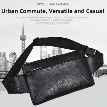 PU audinio liemenės krepšys, užtrauktukas, viena peties juosta, poliesterio pamušalas