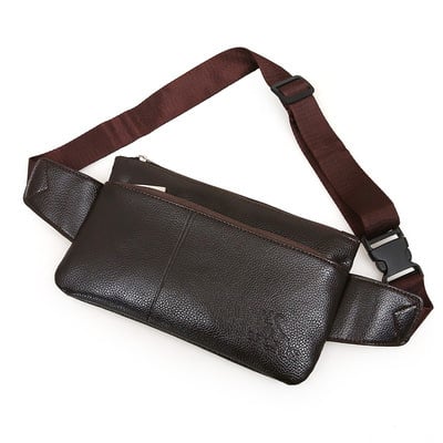 PU audinio liemenės krepšys, užtrauktukas, viena peties juosta, poliesterio pamušalas