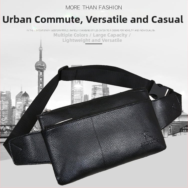 PU audinio liemenės krepšys, užtrauktukas, viena peties juosta, poliesterio pamušalas