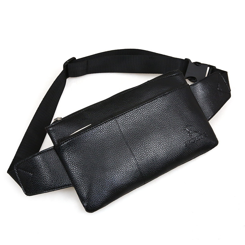 PU audinio liemenės krepšys, užtrauktukas, viena peties juosta, poliesterio pamušalas