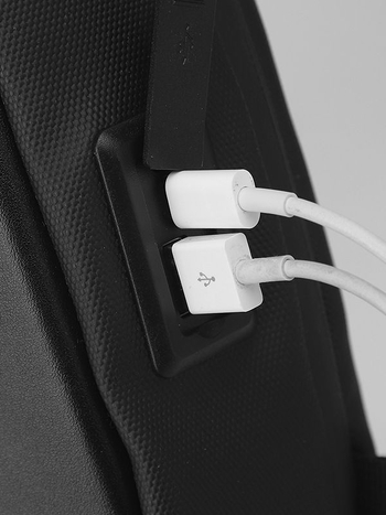 Мъжка PU водоустойчива чанта за гърдите с полиестрова подплата, издръжлива