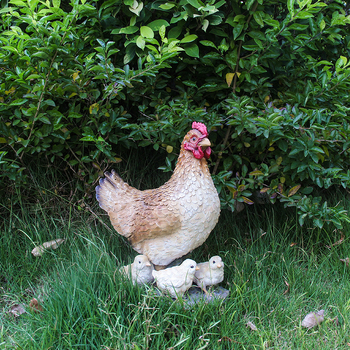 Κόκορας γλυπτό κήπου – ρητίνη, αγροτικού στυλ, διακοσμητικό για το γκαζόν