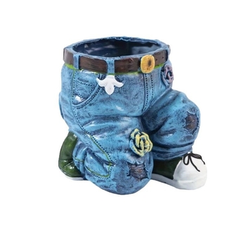 Γλάστρα από ρητίνη με καρτουνίστικο σχέδιο, μάρκα Red Summer