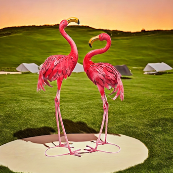 Μεταλλικό γλυπτό ζώου κήπου για εσωτερική και εξωτερική διακόσμηση, κλασικό στυλ, Qixia