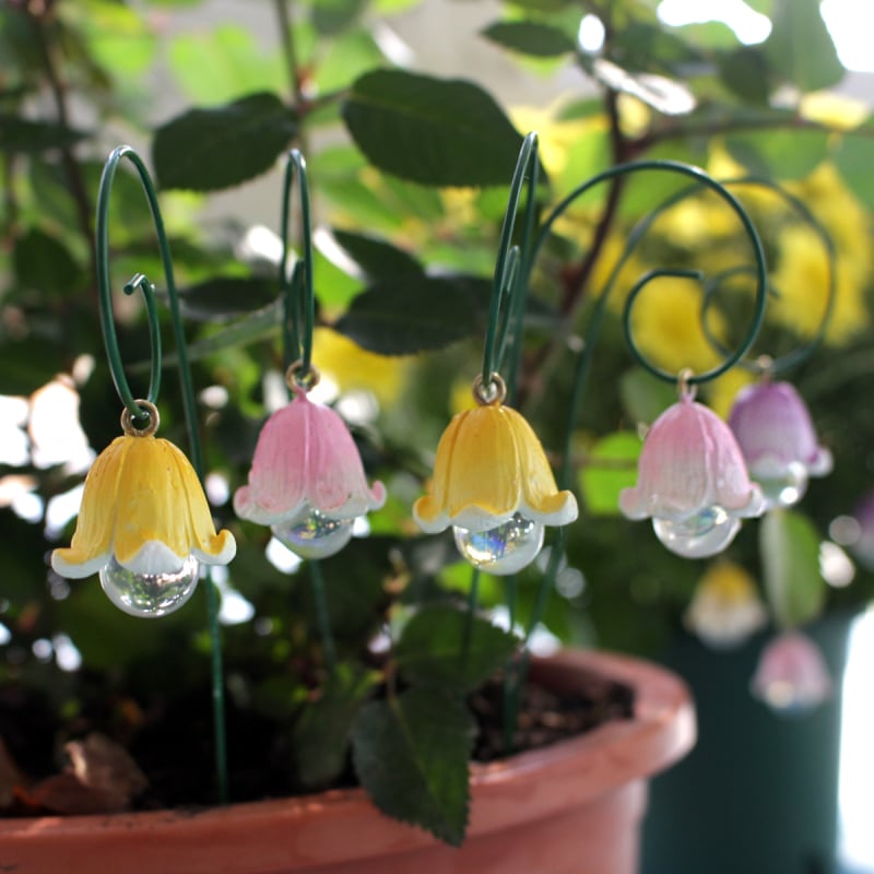 Set od 9 resininih ukrasa Lily of the Valley za vrt i bonsai – DIY mikropejzaž