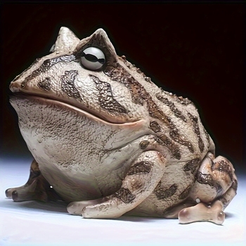 Градински декоративен орнамент жаба от смола, пасторален стил, занаят: друго