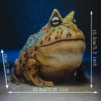 Градински декоративен орнамент жаба от смола, пасторален стил, занаят: друго