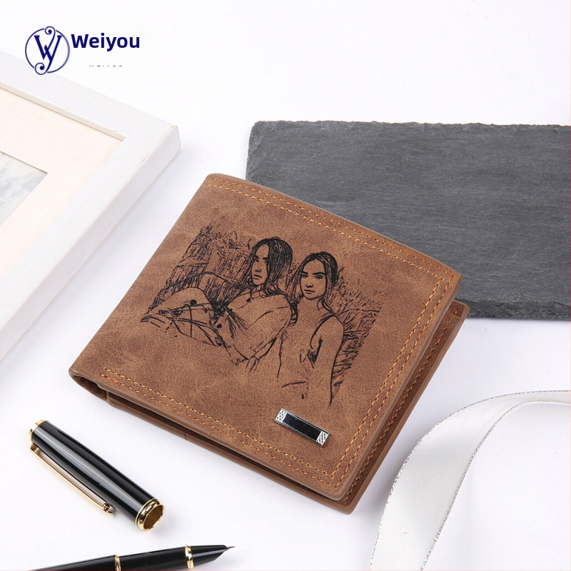 PU кожен къс мъжки портфейл, градски стил, лято 2023, за ежедневна употреба, за съхранение