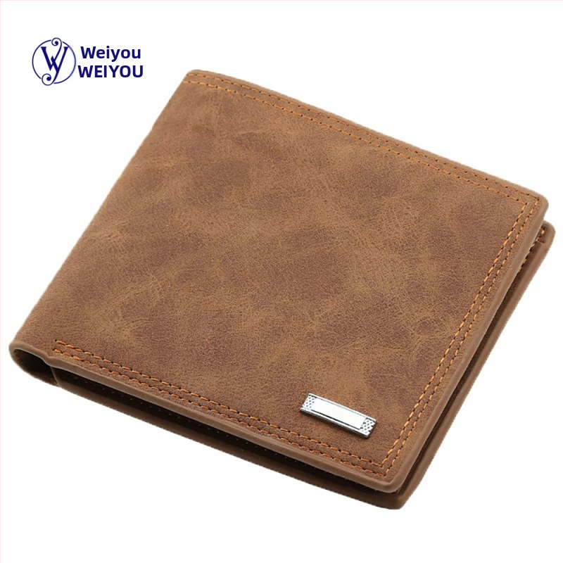 PU кожен къс мъжки портфейл, градски стил, лято 2023, за ежедневна употреба, за съхранение