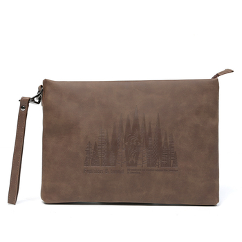 Vyrų clutch rankinė, PU oda, atspari vandeniui, gatvės mados stilius, peizažo raštas, poliesterio pamušalas