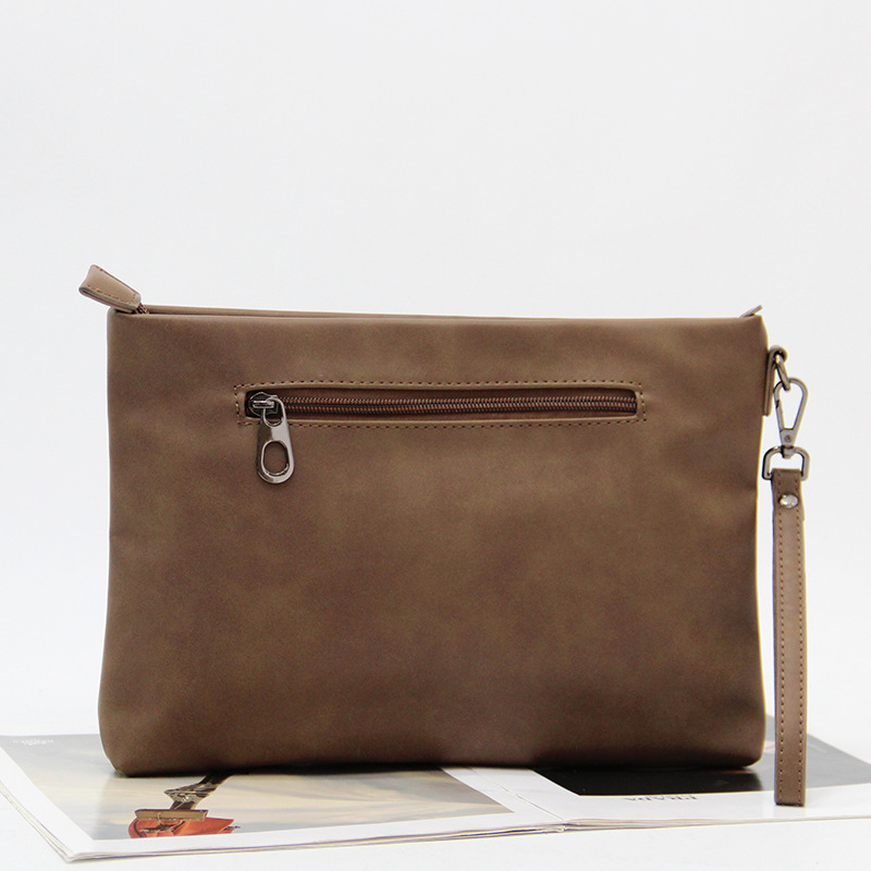 Vyrų clutch rankinė, PU oda, atspari vandeniui, gatvės mados stilius, peizažo raštas, poliesterio pamušalas