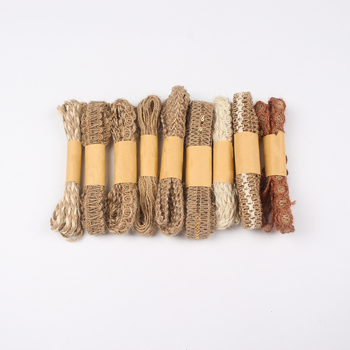 Hongfeng konopju auduma lente ruļlis iepakojumam un dekoriem — roku darbs, 92 g