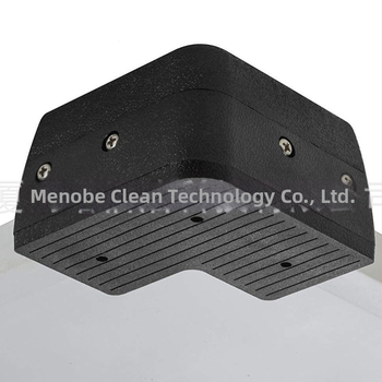 RV saulės panelės laikiklis, ABS, 0,95 kg, injekcinio formavimo su įmontuotomis varinėmis movomis tiesiam tvirtinimui prie varžtų, pramonės standartas