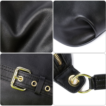 Marent Sievietes Dumpling Crossbody soma - Īsta āda, Pirmās kārtas liellopa āda, Rāvējslēdzēja aizdare, iekšējās kabatas