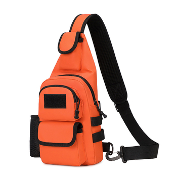 Krūšu soma ārējiem sporta veidiem - neilons, ūdensizturīga, nodilumizturīga, gaisa spilvena siksna, kalnu pārgājienu soma