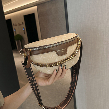 Τσάντα PU δέρματος σε σχήμα κελύφους – αστικός σχεδιασμός, crossbody με φερμουάρ και πολυεστερική επένδυση