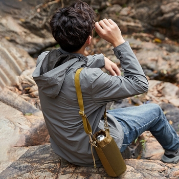 Vandens buteliuko juosmens krepšys lauko sportui, atsparus vandeniui, Oxford audinys, lengvas, vyrams