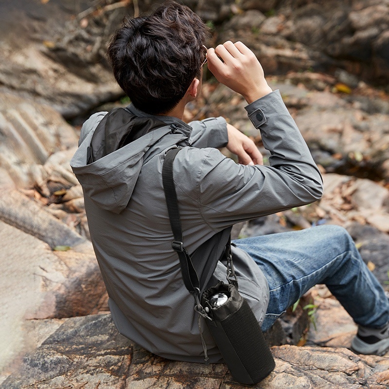 Vandens buteliuko juosmens krepšys lauko sportui, atsparus vandeniui, Oxford audinys, lengvas, vyrams