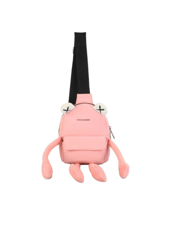 Krosbody krepšys su pūku dizainu varlė - nailonas, lengvas, universalus, Zhenmei