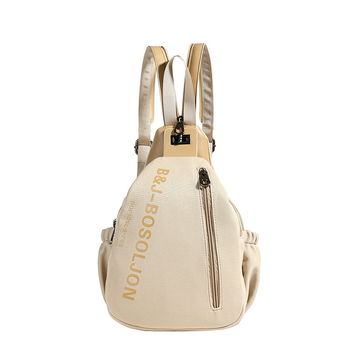 Unisex Messenger τσάντα με πολυεστερική επένδυση, φερμουάρ και πολλαπλές εσωτερικές τσέπες