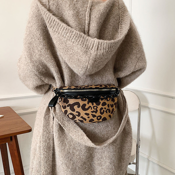 Τσαντάκι καμβά για μέση με φερμουάρ, street-trend σχεδίαση, εσωτερική θήκη με φερμουάρ, θήκη για το τηλέφωνο και για έγγραφα