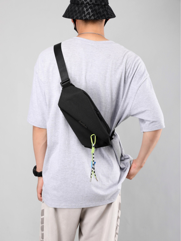 Vyrų krūtinės krepšys - vandeniui atsparus, daugiafunkcinis crossbody, miesto stilius, nailonas, modelis 352-2