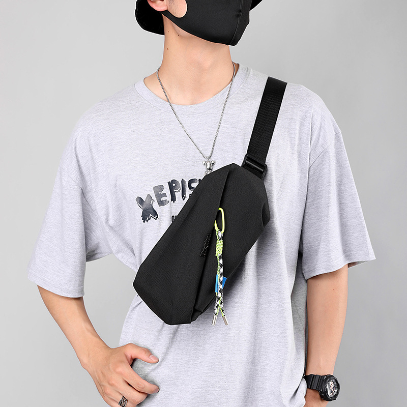 Vyrų krūtinės krepšys - vandeniui atsparus, daugiafunkcinis crossbody, miesto stilius, nailonas, modelis 352-2