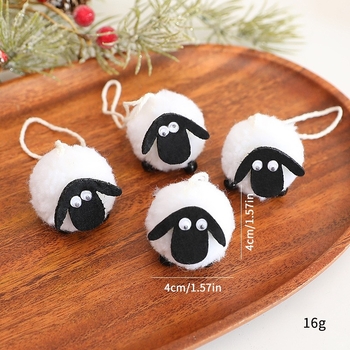 Πολυεστερικό κρεμαστό διακοσμητικό με αρνάκι, όμορφος σχεδιασμός, κατάλληλο για Χριστούγεννα, Ημέρα των Ευχαριστιών, Halloween και Φεστιβάλ Γκουρμπάνγκ (κρεμαστό διακοσμητικό, διακοσμητικό για τη διάταξη χώρου)