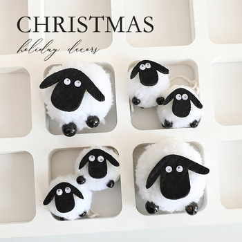 Πολυεστερικό κρεμαστό διακοσμητικό με αρνάκι, όμορφος σχεδιασμός, κατάλληλο για Χριστούγεννα, Ημέρα των Ευχαριστιών, Halloween και Φεστιβάλ Γκουρμπάνγκ (κρεμαστό διακοσμητικό, διακοσμητικό για τη διάταξη χώρου)