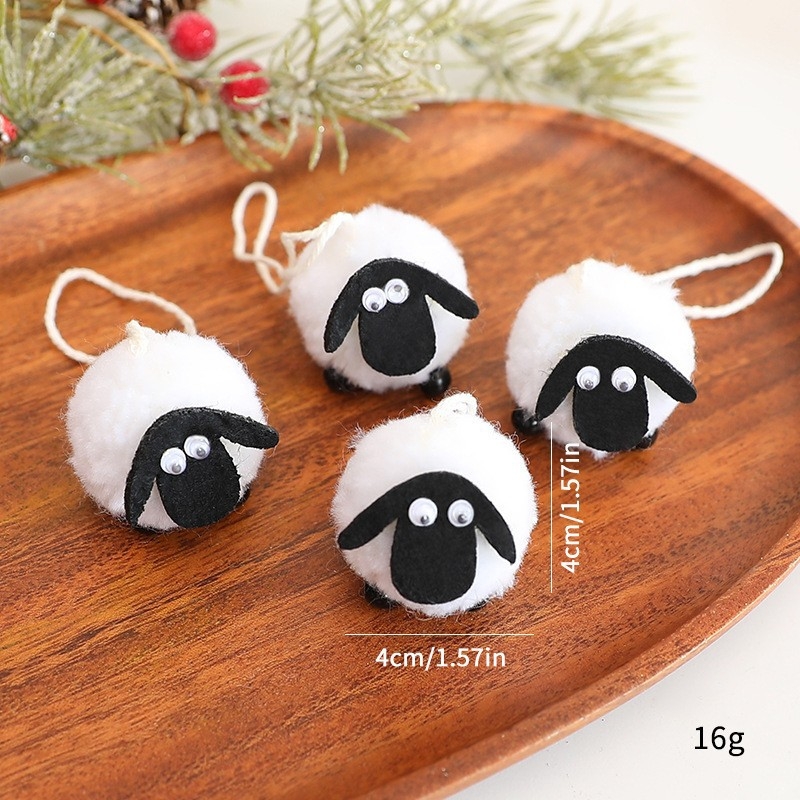 Ornament atârnat din poliester, stil drăguț, potrivit pentru Crăciun, Ziua Recunoștinței, Halloween și Festivalul Gurbang (ornament de atârnat, recuzită pentru amenajarea spațiului)