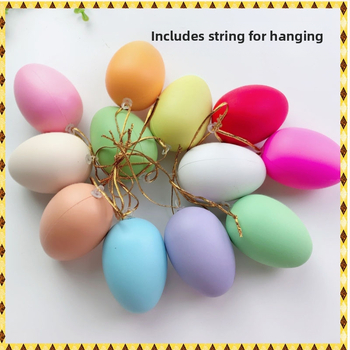 Πλαστικά κελύφη αυγών για DIY πασχαλινά χειροτεχνήματα, 12 τεμάχια, μάρκα Xuhua; υλικό: πλαστικό