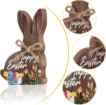 Κουνελάκι διακοσμητικό επιτραπέζιο - Μασίφ ξύλο, Ξύλινο αγαλματίδιο, Σύγχρονο μινιμαλιστικό στυλ