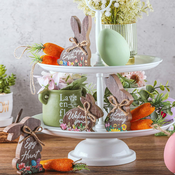 Κουνελάκι διακοσμητικό επιτραπέζιο - Μασίφ ξύλο, Ξύλινο αγαλματίδιο, Σύγχρονο μινιμαλιστικό στυλ