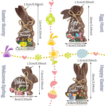 Κουνελάκι διακοσμητικό επιτραπέζιο - Μασίφ ξύλο, Ξύλινο αγαλματίδιο, Σύγχρονο μινιμαλιστικό στυλ