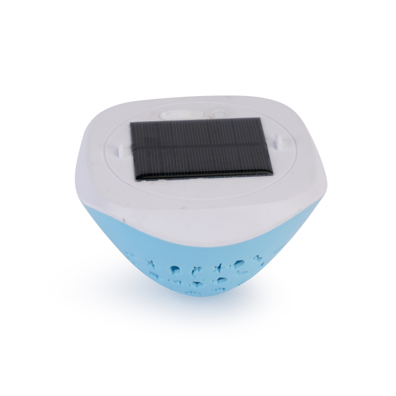 Napelemes lebegő medencés fény RGB LED, IP68 vízálló, induktív kapcsoló, napelemes működés, élettartam 50 000 óra