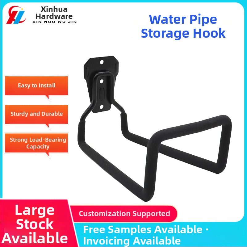 Dvigubas sieninis kabliukas iš geležies, modernus minimalistinis dizainas, apkrova 15–20 kg, komplektas 5 vnt.