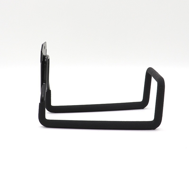 Dvigubas sieninis kabliukas iš geležies, modernus minimalistinis dizainas, apkrova 15–20 kg, komplektas 5 vnt.