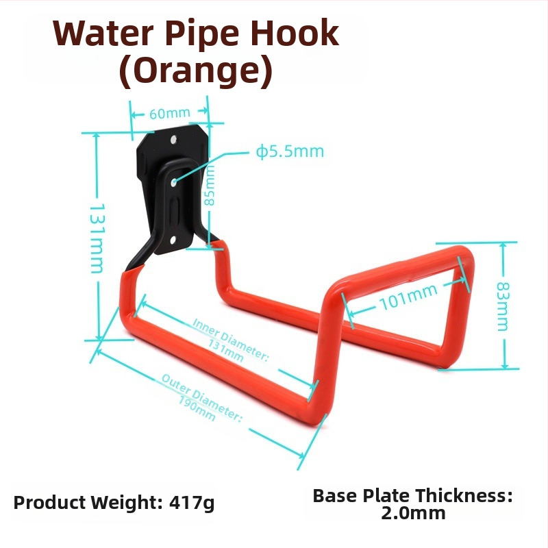 Dvigubas sieninis kabliukas iš geležies, modernus minimalistinis dizainas, apkrova 15–20 kg, komplektas 5 vnt.