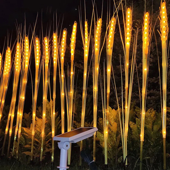 Ηλιακό φως τοπίου εξωτερικού χώρου με μοτίβο επτά κόμβων σιταριού, τετράγωνο διακοσμητικό φανάρι μπαλκονιού, IP65, ζεστό λευκό LED, 0.8 W, 1.2 V, αυτονομία 6–12 ωρών