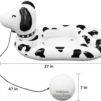 Putuojamas Ledų Baras ir Ledų Kibiras – Ananasų Šuniuko Tema, Savarankiškos Šventės, Nešiojamas Porinis Padėklas Gėrimams; Medžiaga: ekologiškas PVC; Prekės ženklas: Labeling; Kategorija: Kita