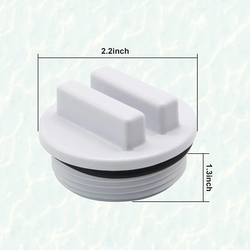 Baseino drenažo kamštis su O žiedu (PVC medžiaga; žiemai; drenažas)