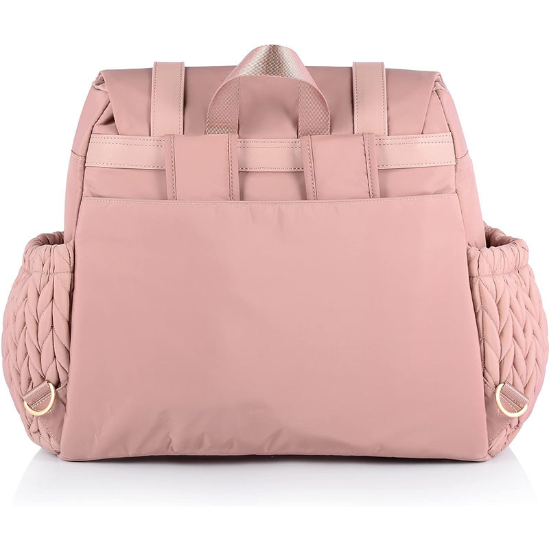 Geantă de scutece, nylon impermeabil, stil urban minimalist, capacitate mare, curea cu pernă de aer