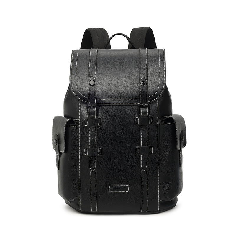 Férfi minimalista hátizsák üzleti utazáshoz, prémium érzet, 20–35 L, 15 colos laptophoz