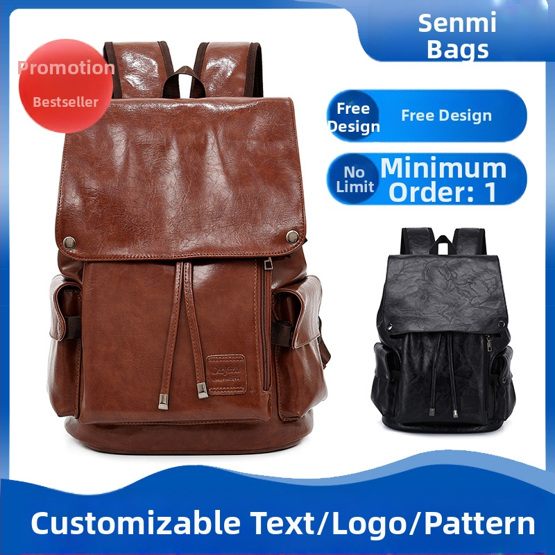 PU nahast seljakott suure mahutavusega 36-55 L, sülearvutiga sobiv, polüestervooder, kõverad õlarihmad