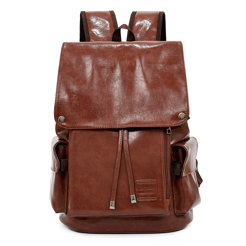 PU nahast seljakott suure mahutavusega 36-55 L, sülearvutiga sobiv, polüestervooder, kõverad õlarihmad